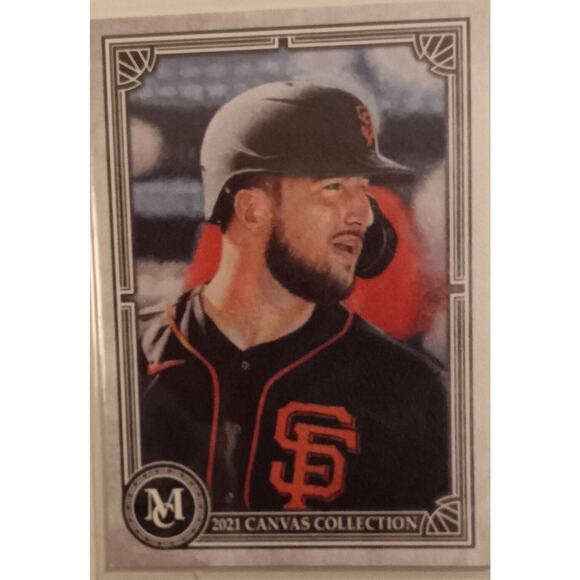JOEY BART 2021 TOPPS MUSEUM COLLECTION CANVAS CCR23 RC SAN FRANCISCO GIANTS - Picture 4 of 6